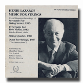Henri Lazarof - Music for Strings