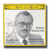 Robert Muczynski Piano Music Vol. 2