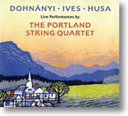 LR-720 Dohnanyi Ives Husa Quartets